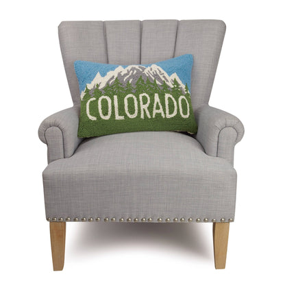 COLORADO MOUNTAINS HOOK PILLOW - Bria Blair Creative