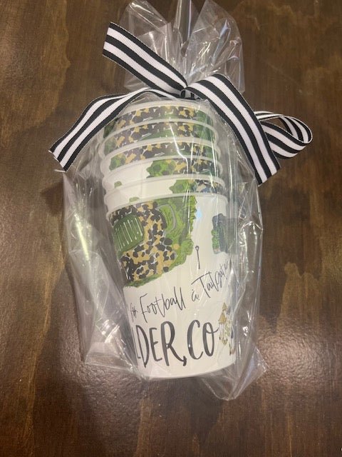 Colorado University Buffs Party Cups Set of 6 - Bria Blair Creative