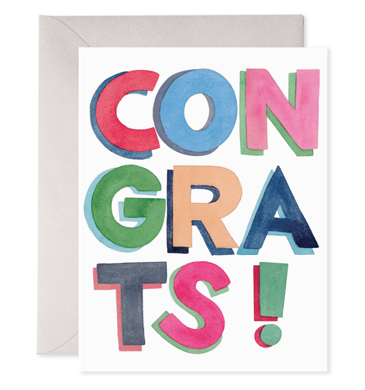 Colorful Congrats | Congratulation Greeting Cards - Bria Blair Creative