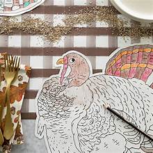 Coloring Turkey Placemat - Bria Blair Creative
