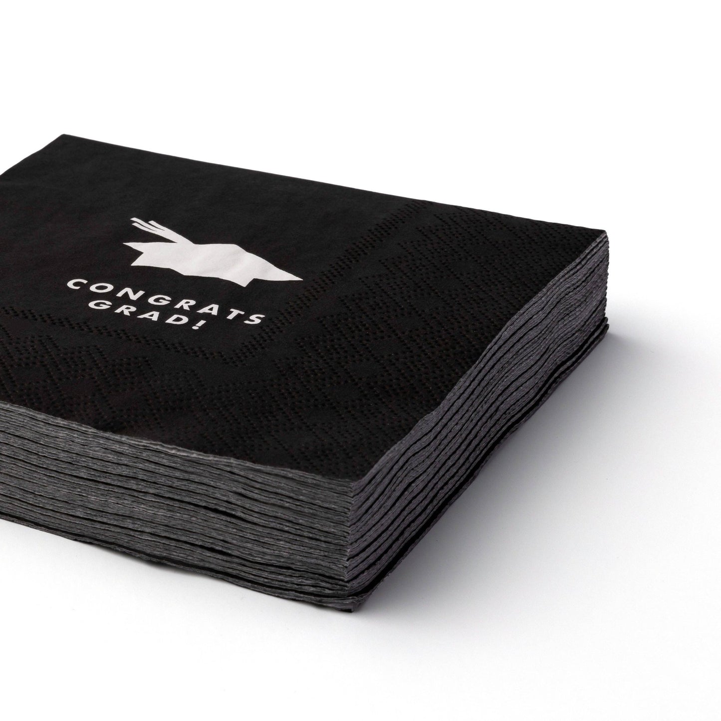 CONGRATS GRAD COCKTAIL NAPKINS - Bria Blair Creative