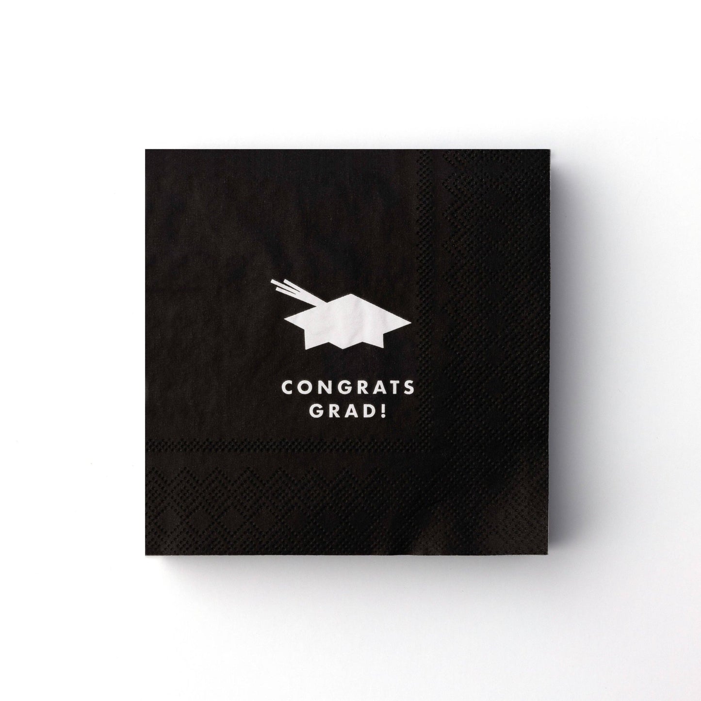 CONGRATS GRAD COCKTAIL NAPKINS - Bria Blair Creative