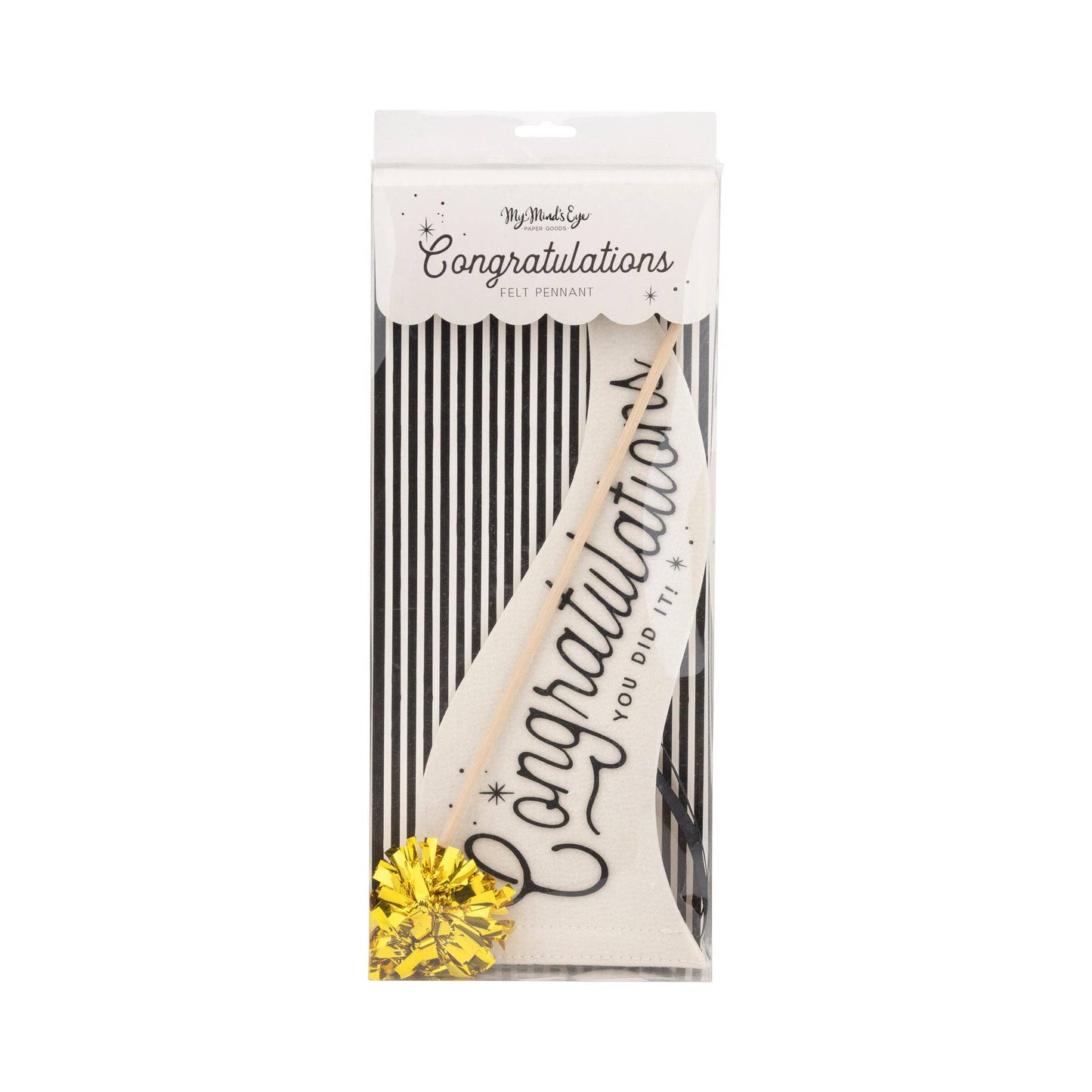 Congratulations Felt Pennant - Bria Blair Creative