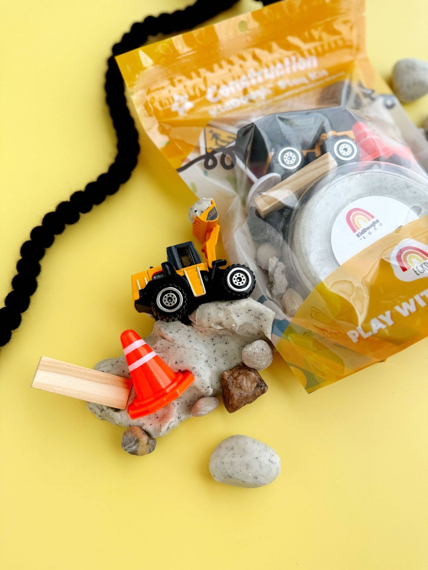 Construction (Cookies & Cream) KidDough Play Kit - Bria Blair Creative