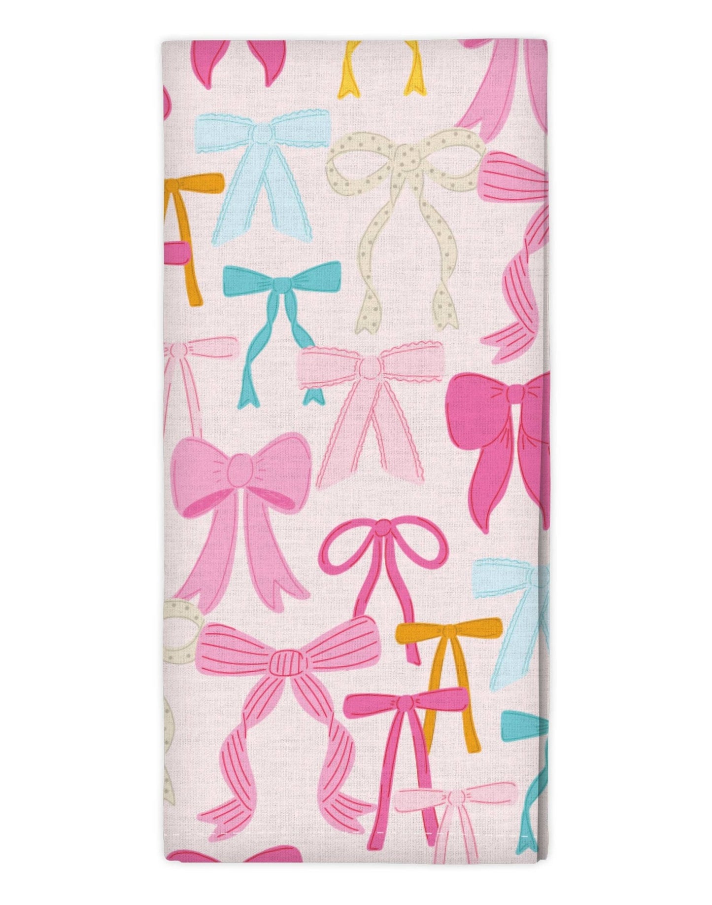 Coquette Bows Tea Towel - Bria Blair Creative