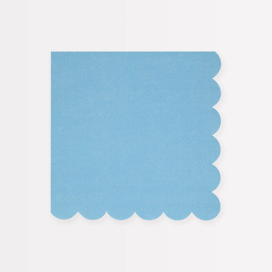 Cornflower Blue Large Napkins - Bria Blair Creative