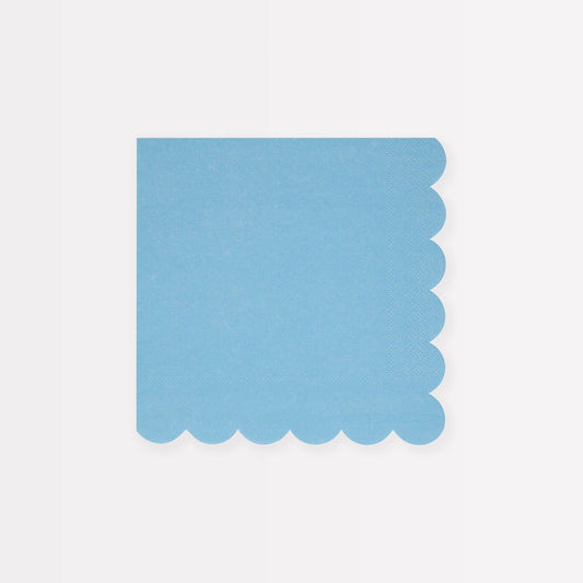 Cornflower Blue Small Napkins - Bria Blair Creative