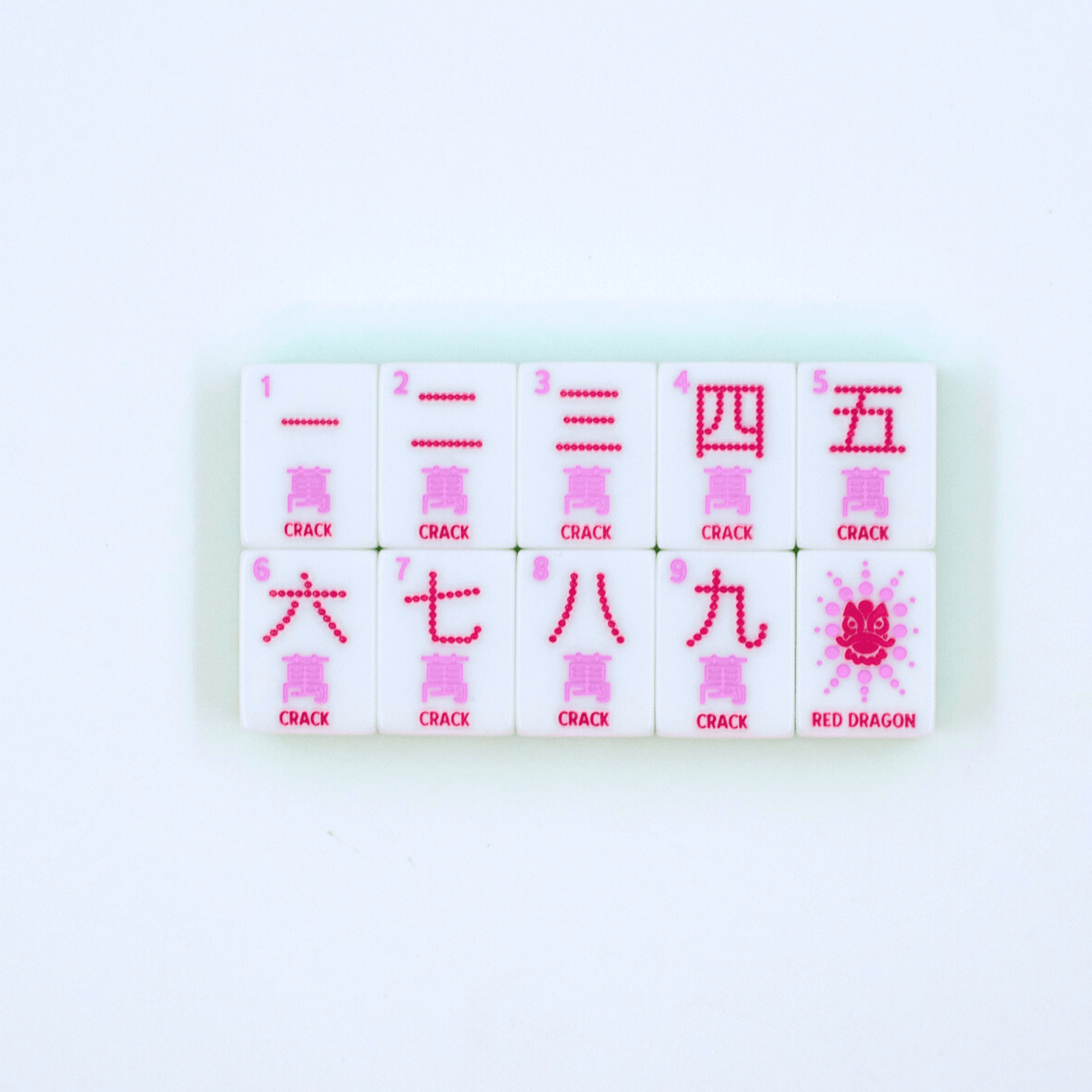 Crystal Confetti Lemon - Lime | Mahjong with a Sprinkle of Color and Joy | 1.25" x 0.9" x 0.7" - Bria Blair Creative