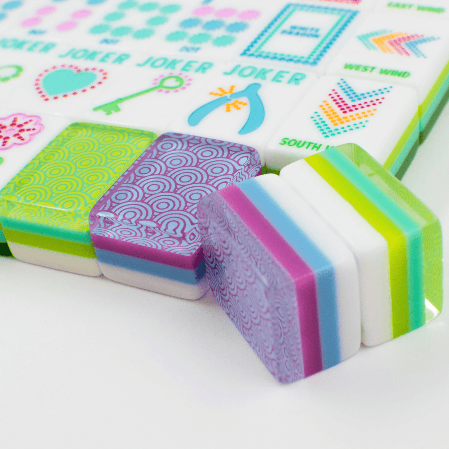 Crystal Confetti Purple | Mahjong with a Sprinkle of Color - Bria Blair Creative