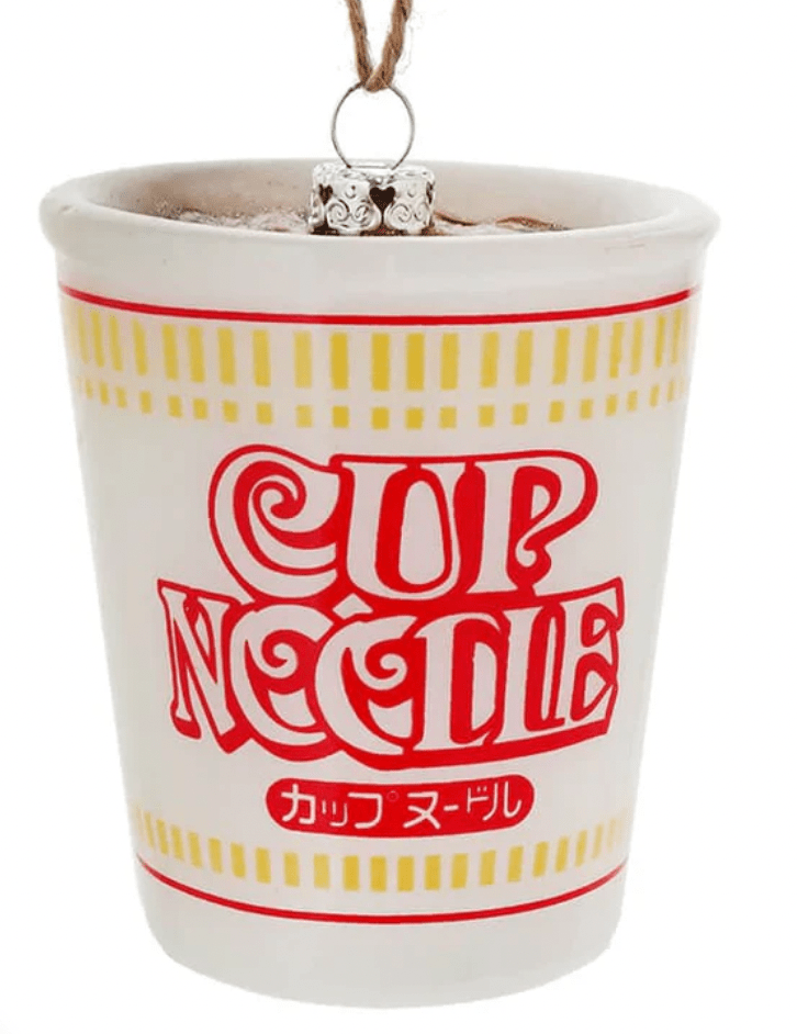 Cup Of Noodles Ornament - Bria Blair Creative