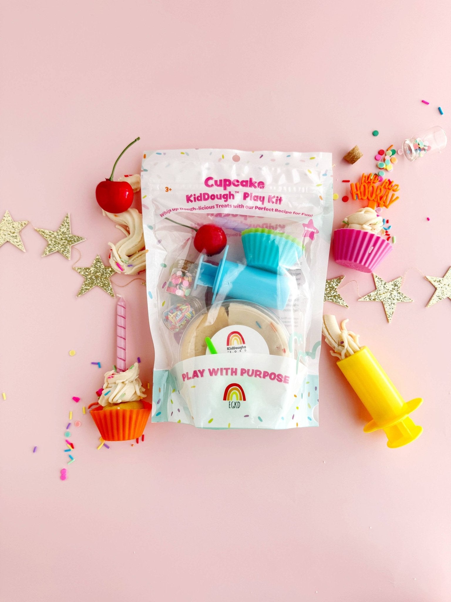 Cupcake (Cupcake) Sensory KidDough Play Kit - Bria Blair Creative