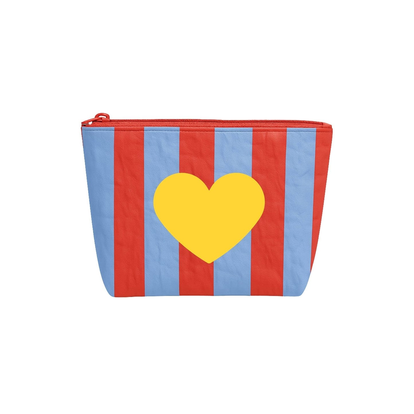 Cute Stripe Tyvek Pouch - Green/White Stripe - Bria Blair Creative