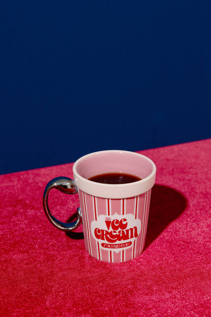 Novelty Ceramic Mug, Ice Cream Carton