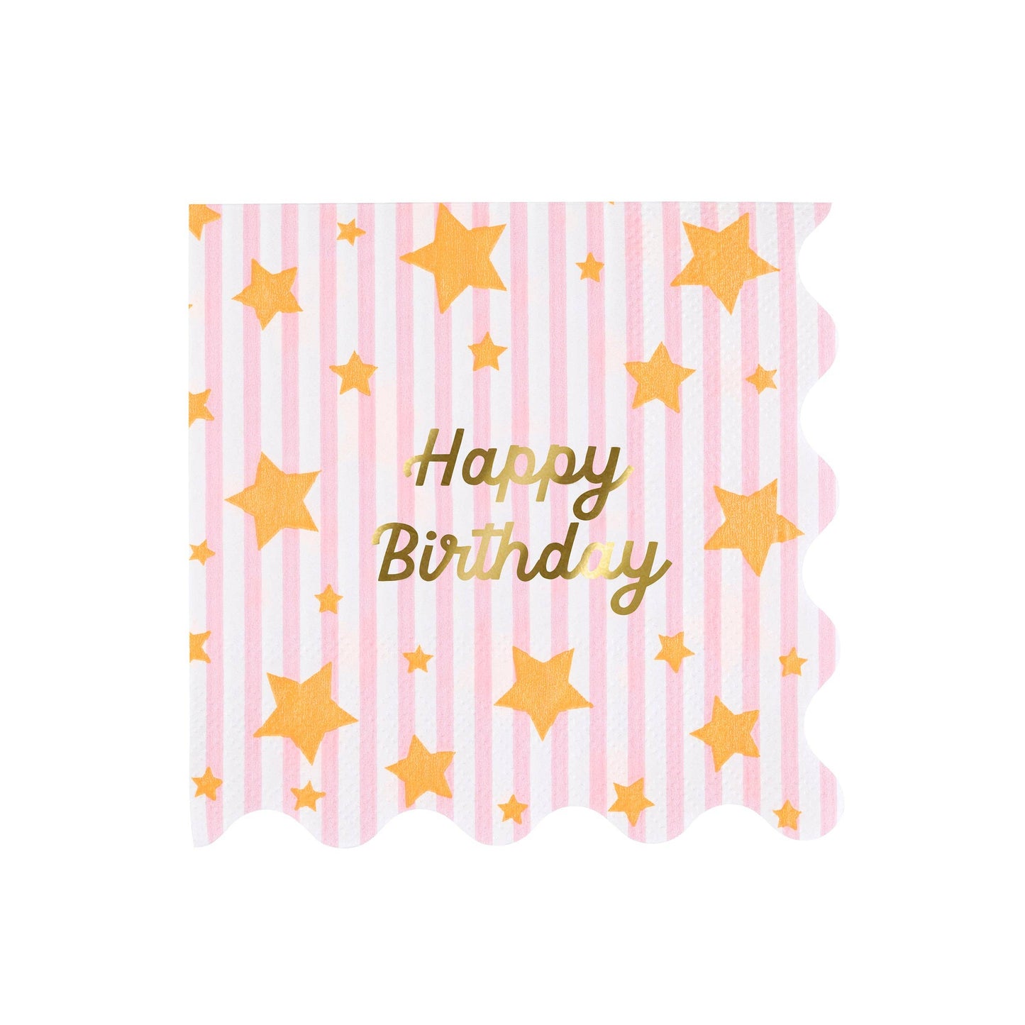 Bright Star Happy Birthday Large Napkins