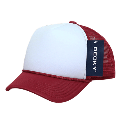 Decky 7010 - Kids, Youth Trucker Foam Hats, Mesh Back - 7010: Black - Bria Blair Creative