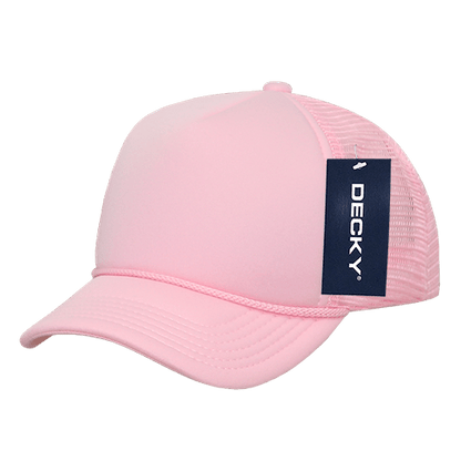 Decky 7010 - Kids, Youth Trucker Foam Hats, Mesh Back - 7010: Black - Bria Blair Creative