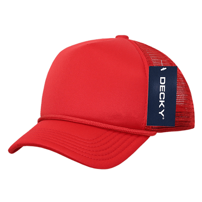 Decky 7010 - Kids, Youth Trucker Foam Hats, Mesh Back - 7010: Black - Bria Blair Creative
