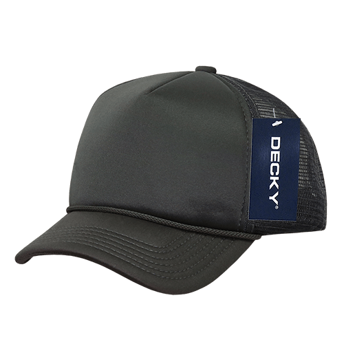Decky 7010 - Kids, Youth Trucker Foam Hats, Mesh Back - 7010: Sky/White - Bria Blair Creative
