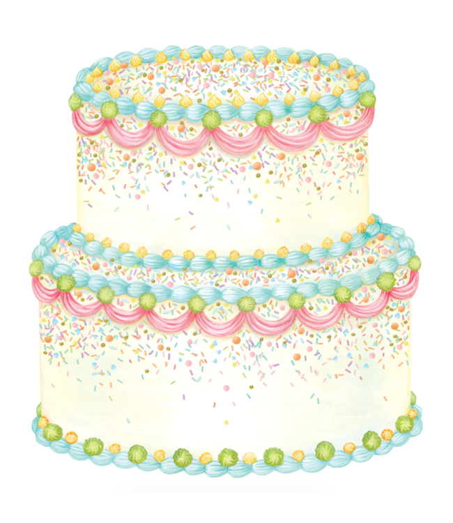 Hester & Cook - Die Cut Birthday Cake Placemat