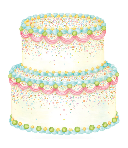 Hester & Cook - Die Cut Birthday Cake Placemat