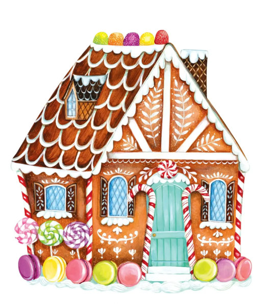 Die Cut Gingerbread House - Bria Blair Creative