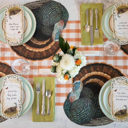 Die - cut Heritage Turkey Placemat - Bria Blair Creative