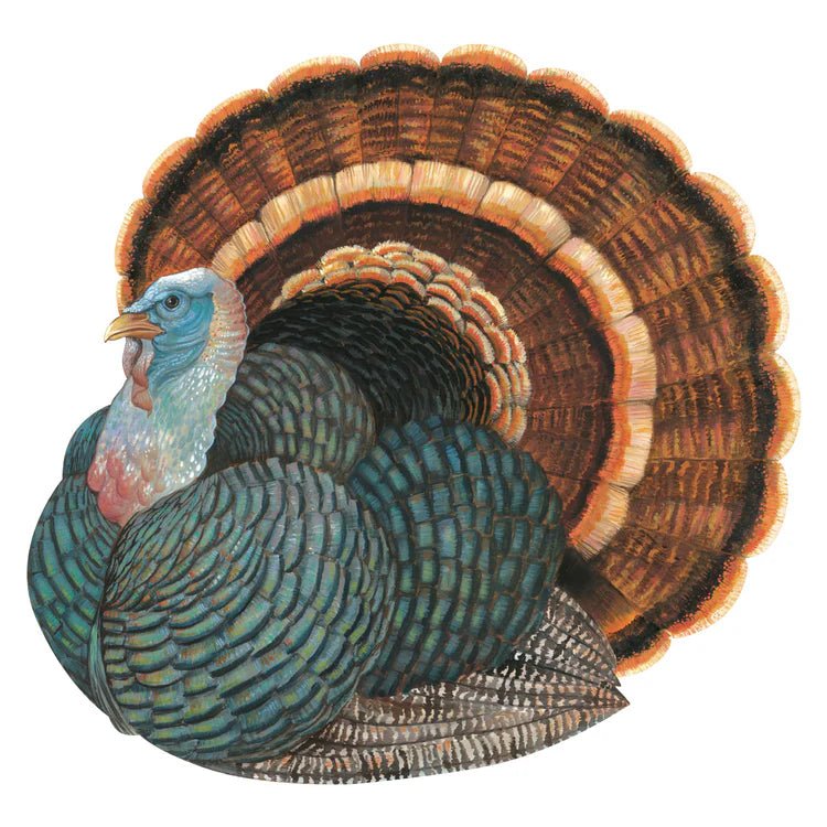 Die - cut Heritage Turkey Placemat - Bria Blair Creative
