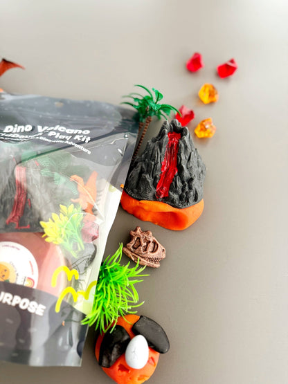 Dino Volcano KidDough Play Kit - Bria Blair Creative