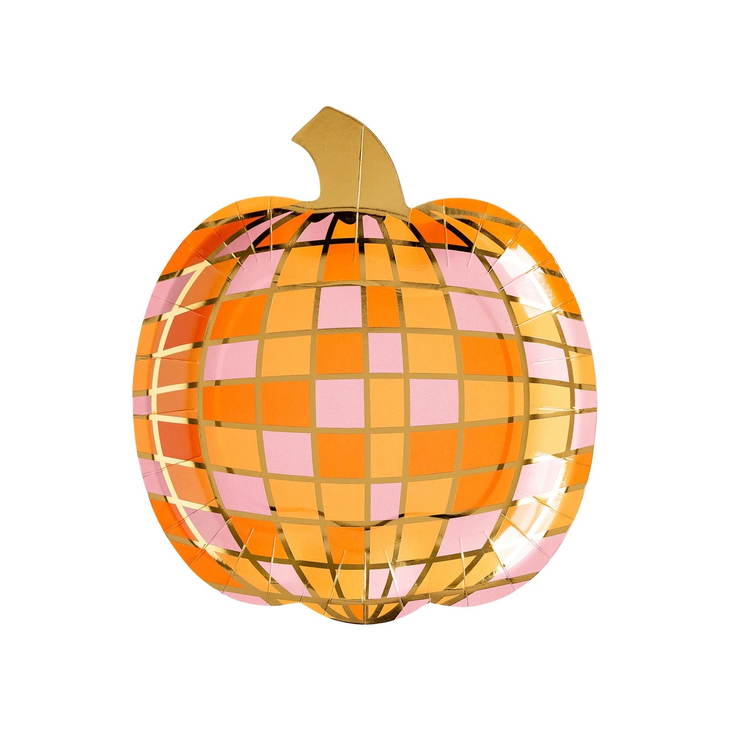 Disco Pumpkin Plate - Bria Blair Creative