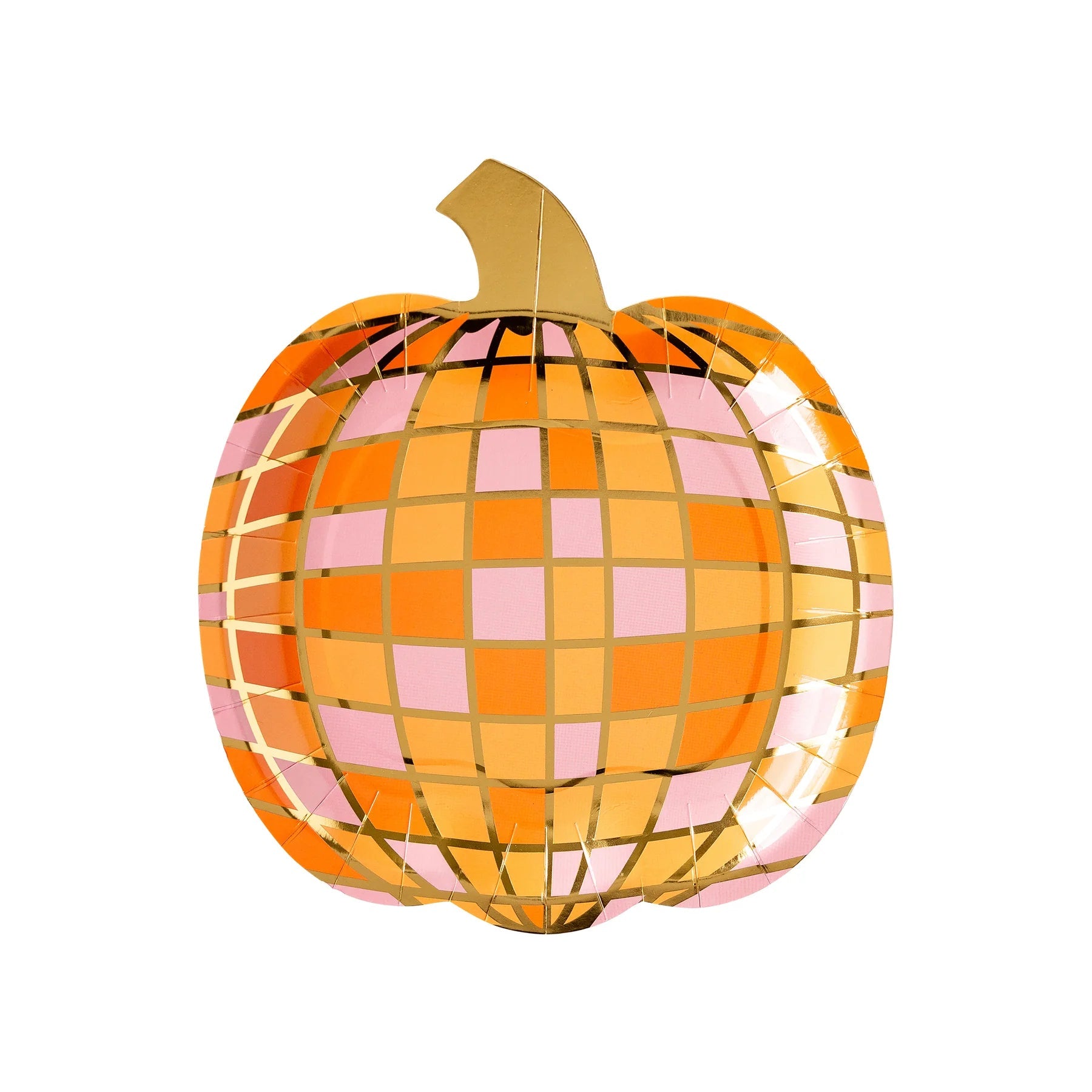 Disco Pumpkin Plate - Bria Blair Creative