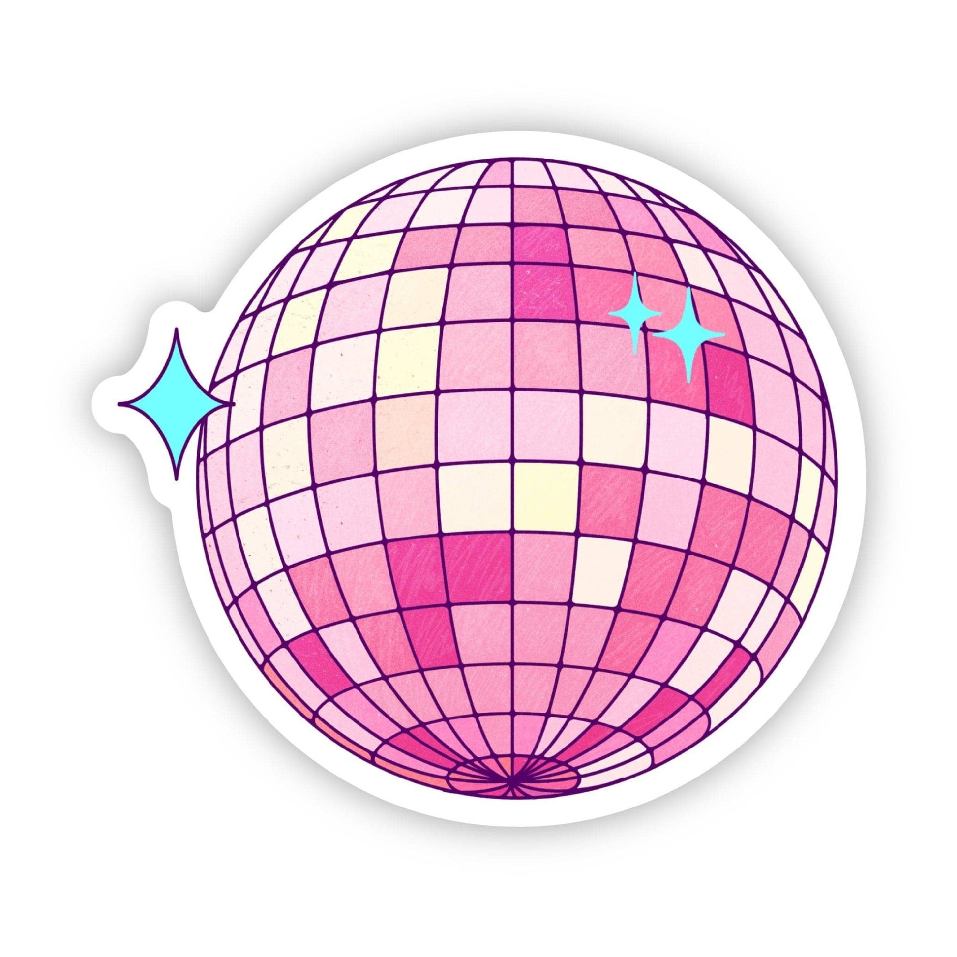 Discoball pink sticker - Bria Blair Creative