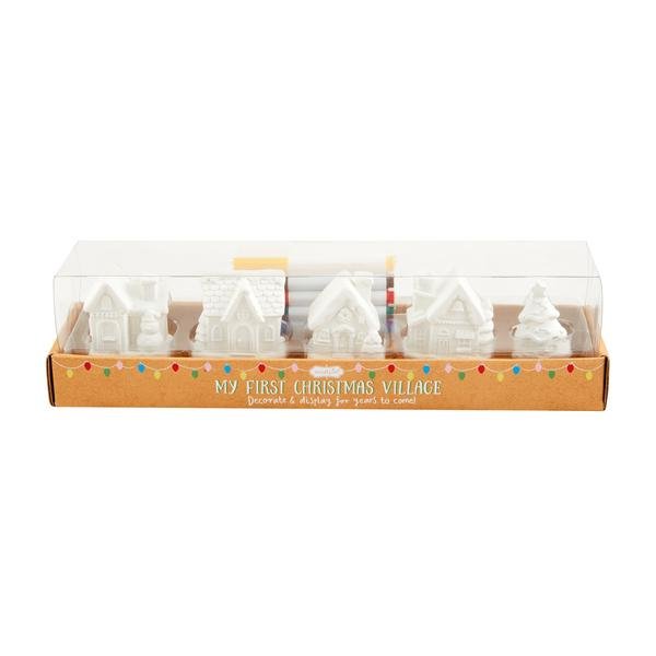 DIY Christmas Village Set - Bria Blair Creative