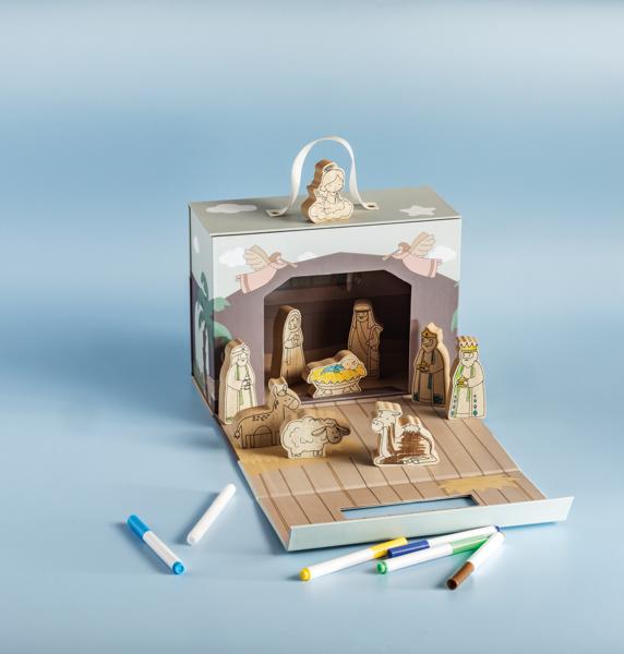 Diy Nativity Scene Suitcase Set - Bria Blair Creative