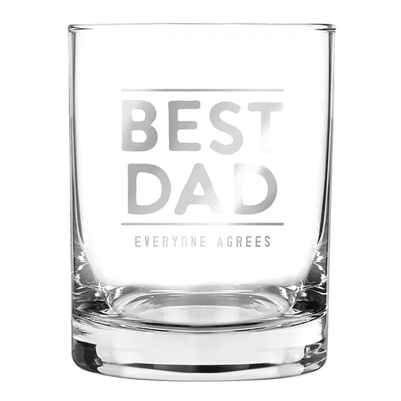 DOF Rocks Glass - Best Dad - Bria Blair Creative
