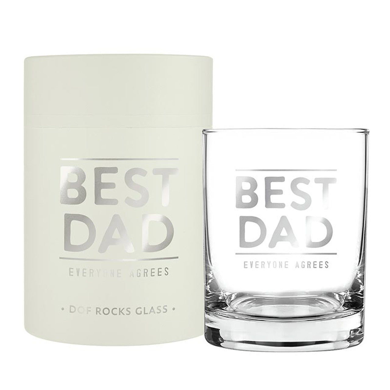 DOF Rocks Glass - Best Dad - Bria Blair Creative