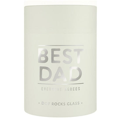 DOF Rocks Glass - Best Dad - Bria Blair Creative
