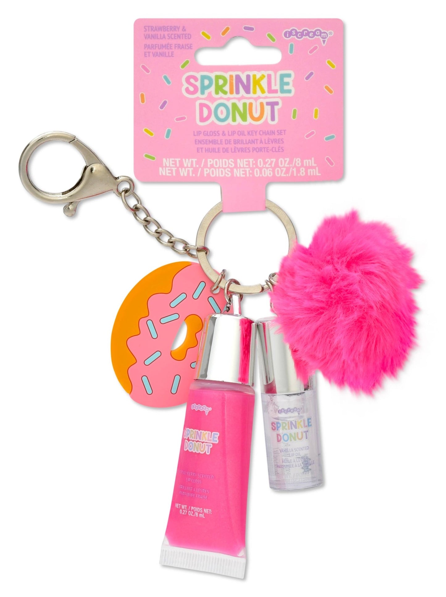DONUT LIP BALM KEYCHAIN - Bria Blair Creative