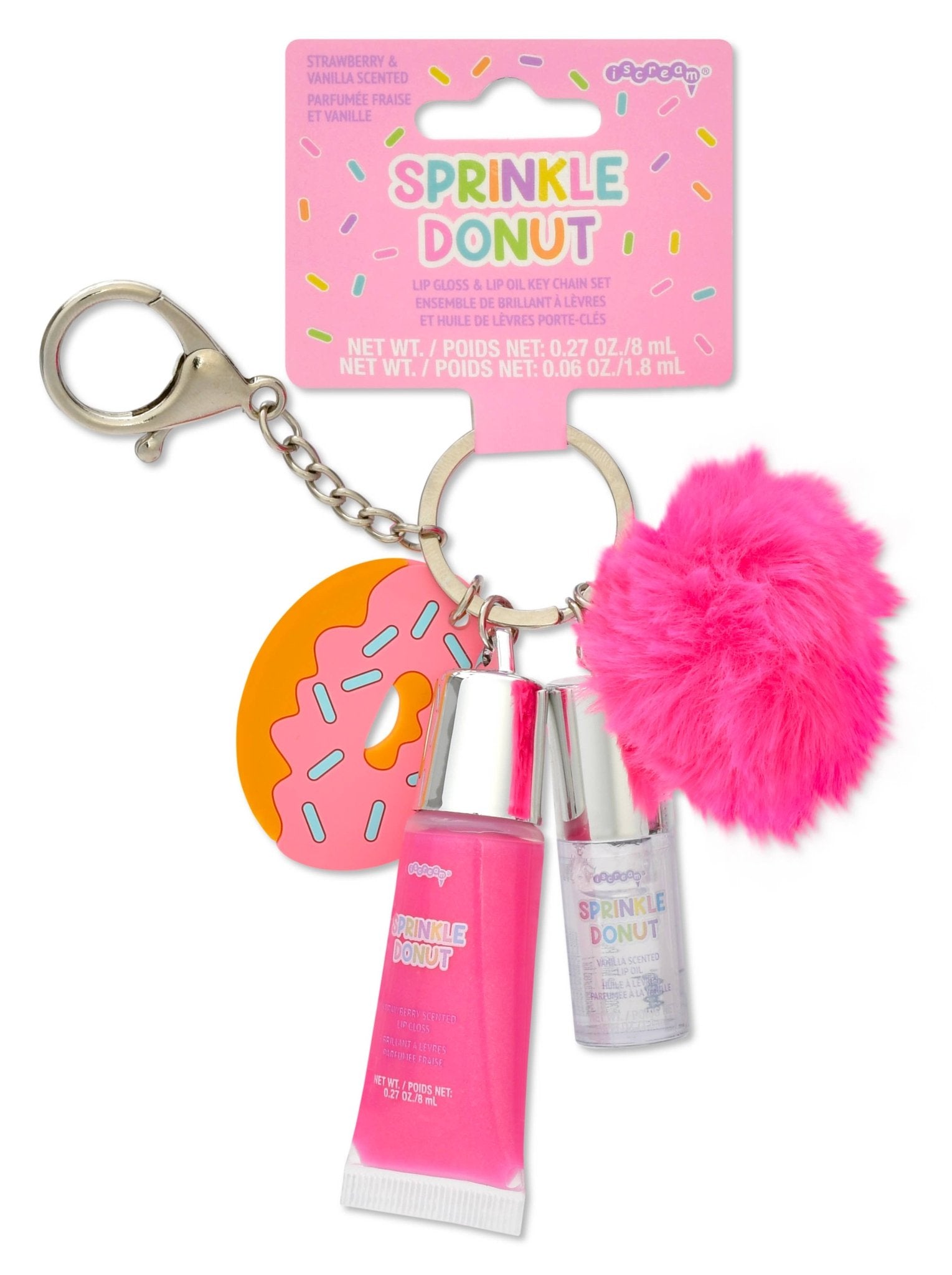 DONUT LIP BALM KEYCHAIN - Bria Blair Creative