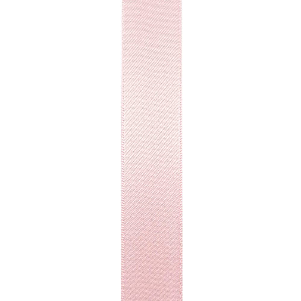 Double Face Satin Ribbon, Light Pink, 7/8 In, 100 Yards - Bria Blair Creative