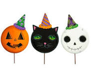 Party Time Halloween Icons - Cat, Pumpkin, Skull