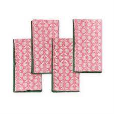 Palm Deco Napkins - S/4