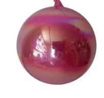 120mm Pearl Glass Ball - Rose