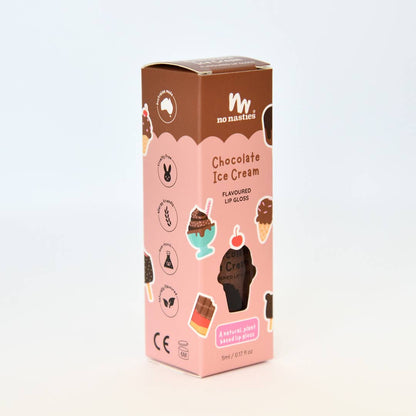 Natural Kids Lip Gloss Wands - Multiple Flavours available: Strawberry Cupcake - Pink