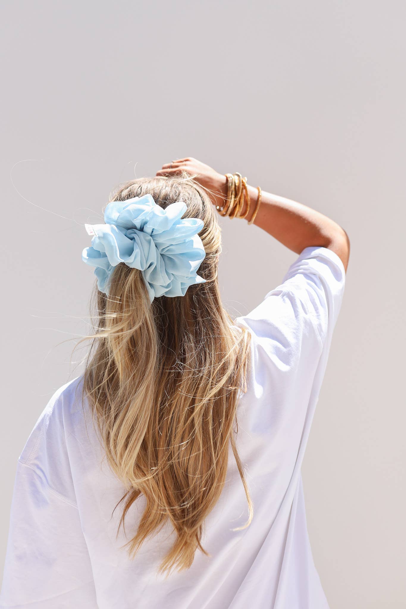 KAXI Jumbo Chiffon Scrunchie — 22 Colors: CHEETAH