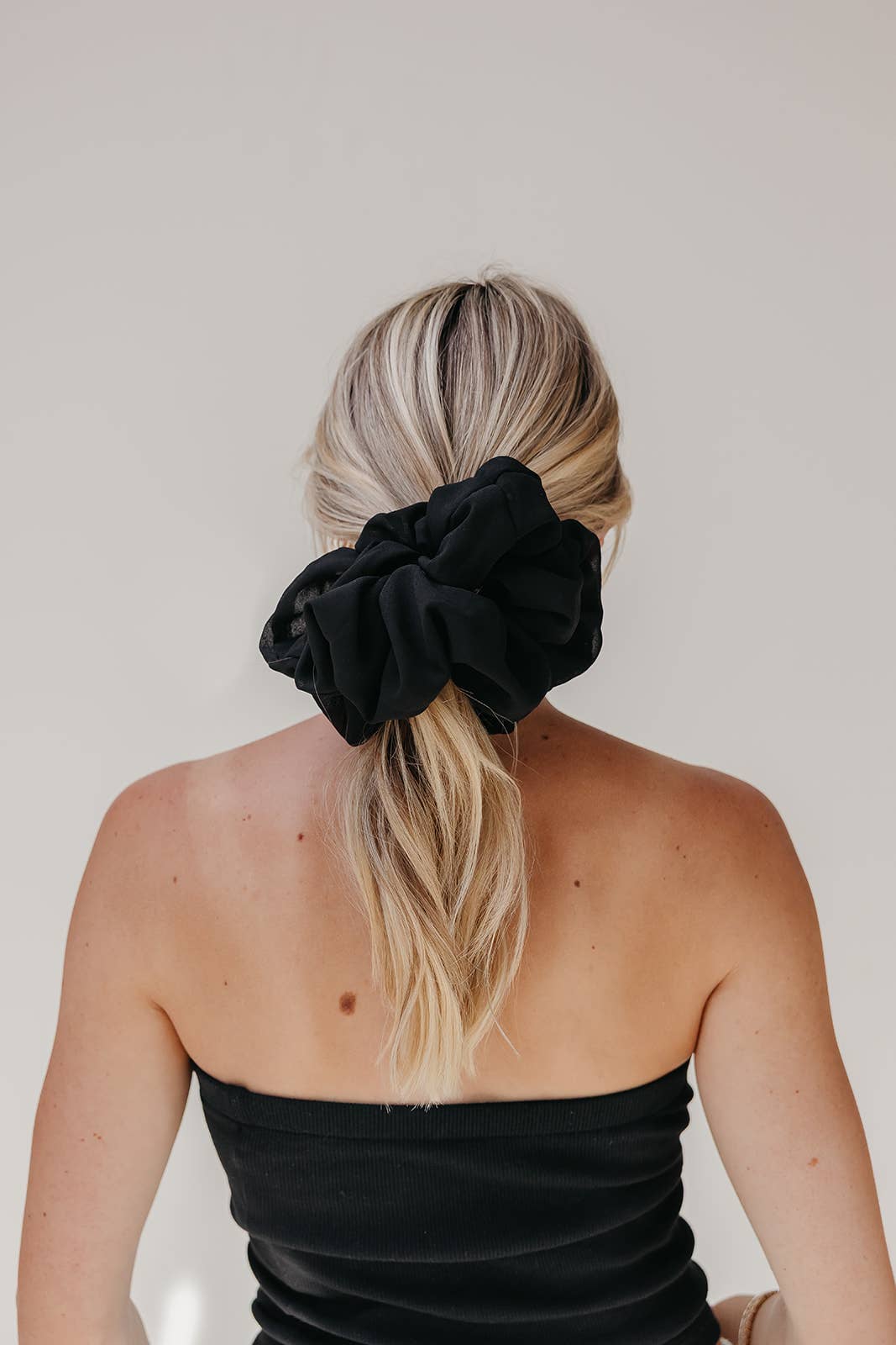 KAXI Jumbo Chiffon Scrunchie — 22 Colors: CHEETAH