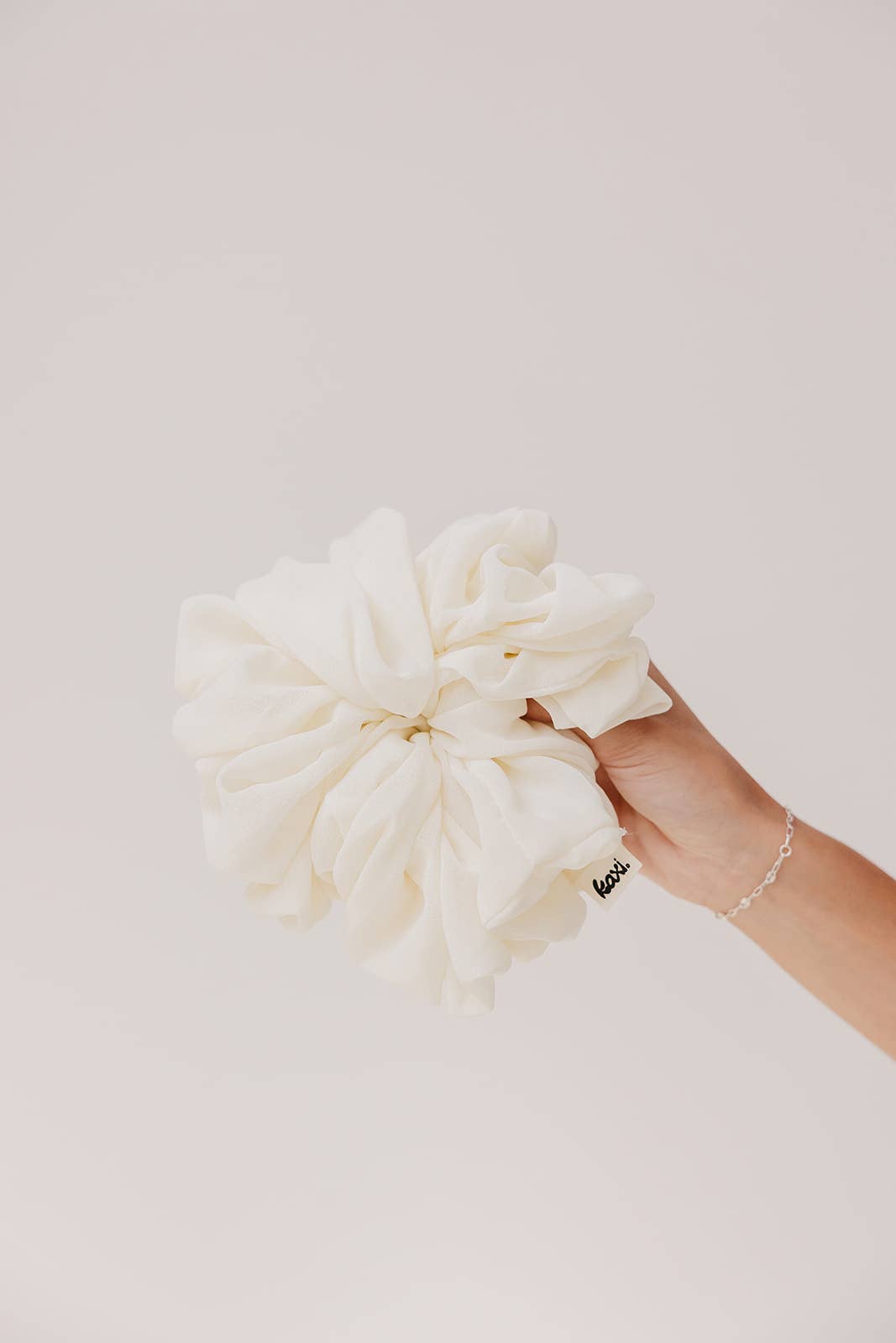 KAXI Jumbo Chiffon Scrunchie — 22 Colors: CHEETAH