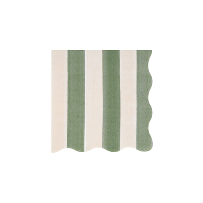 Fall Stripe Small Napkins