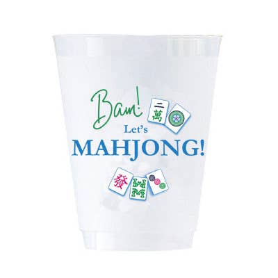 16 oz Shatterproof Cups | Set of 8 | Mahjong Bam!