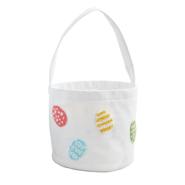 Easter Egg Beaded Easter Basket - Bria Blair Creative