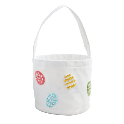 Easter Egg Beaded Easter Basket - Bria Blair Creative